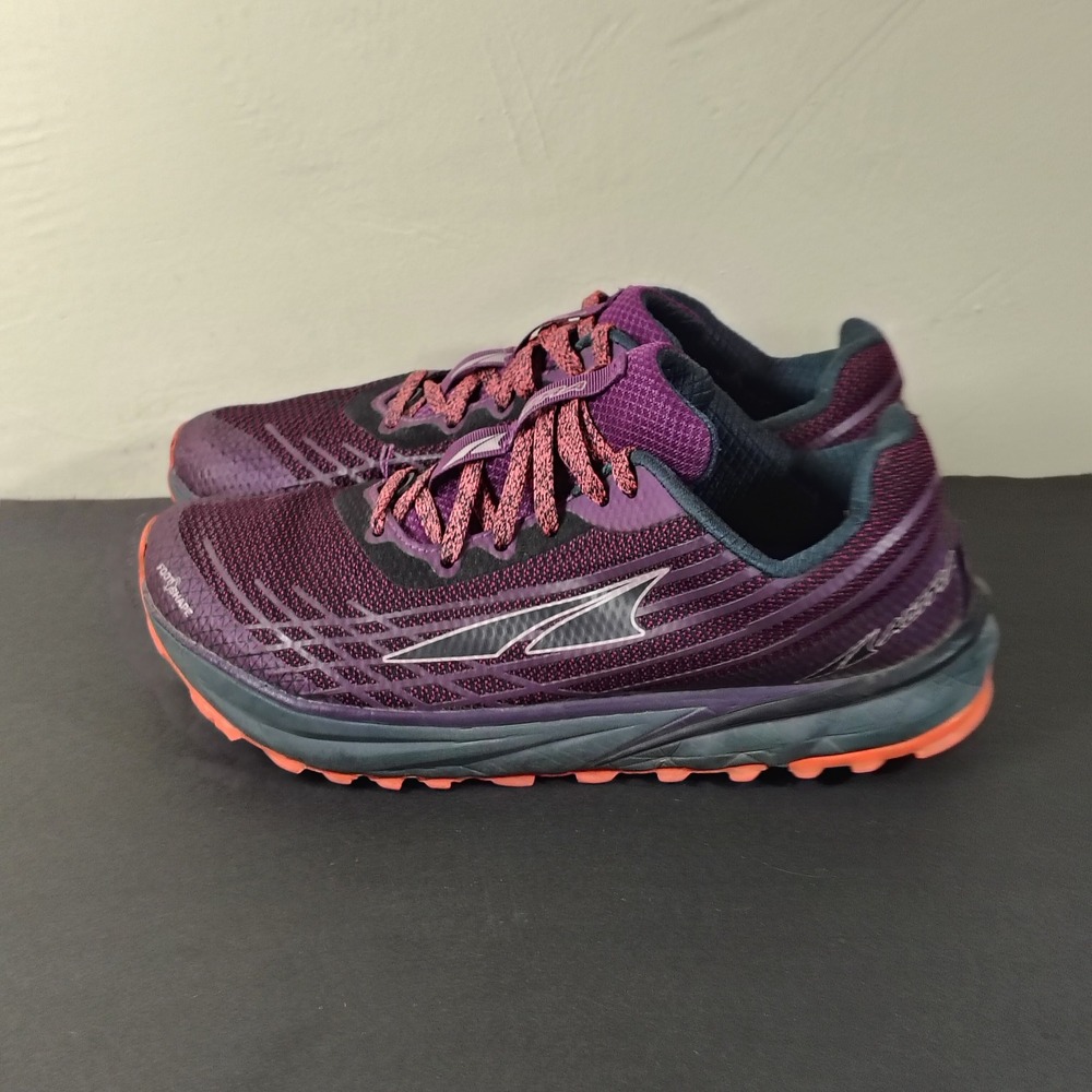 Altra Timp 2 Women Size 9.5 Purple Orange Mesh Trail Running Shoes AL0A4QTP003 - Picture 5 of 16
